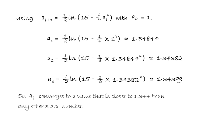 working: OCR GCE Maths 4723/01 q6(ii)